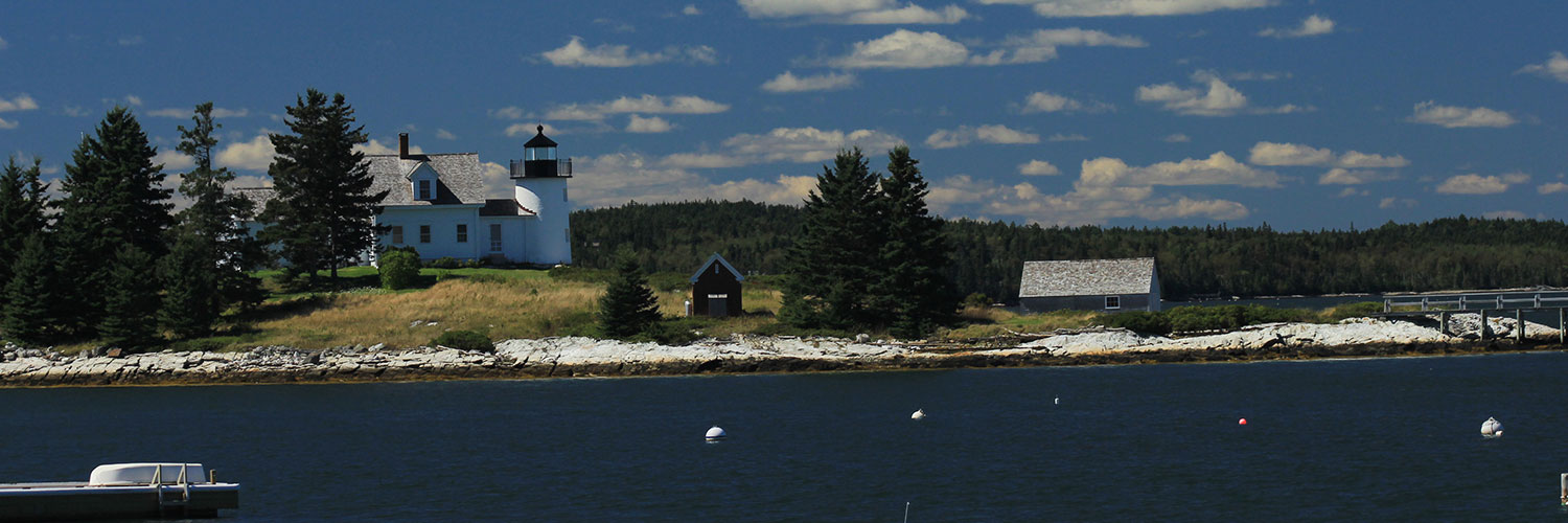 Lighthouse on an island